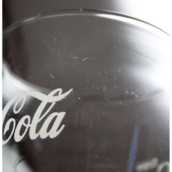 Vintage Enjoy Coca-Cola 12 oz Glasses Set of 2 Libbey Star Stamp 1960's - Picture 7 of 8